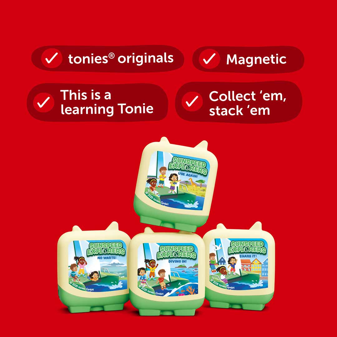 Tonies Clever Pocket: Sunspeed Explorers - 4 Pack