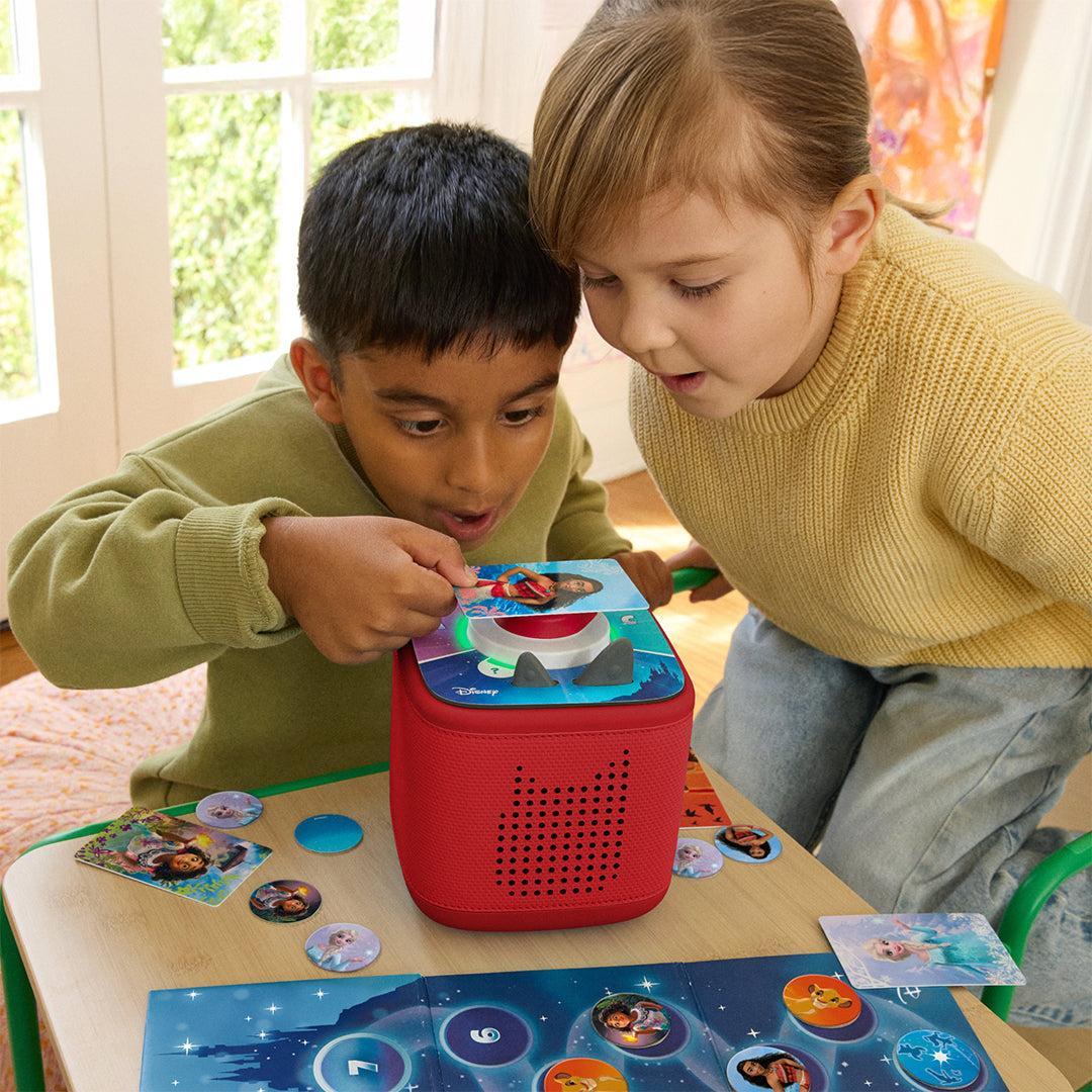 Tonies Toniebox 2 Playset with Tonieplay Game + Controller + Simba Tonie - Red