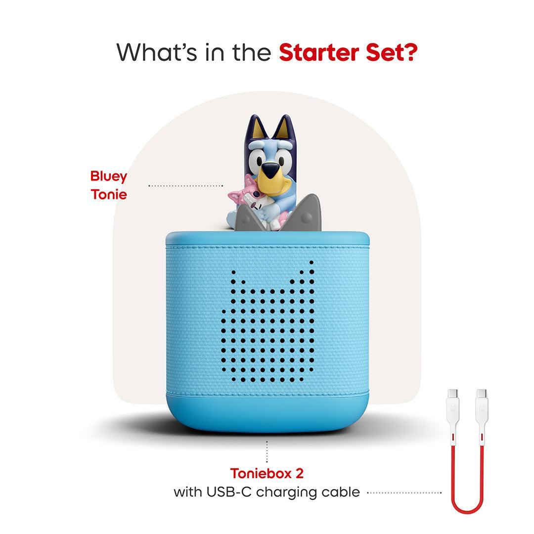 Tonies Toniebox 2 with Bluey Starter Set - Sky Blue