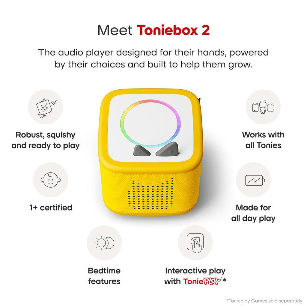 Tonies Toniebox 2 Starter Set with Pikachu Tonie - Yellow
