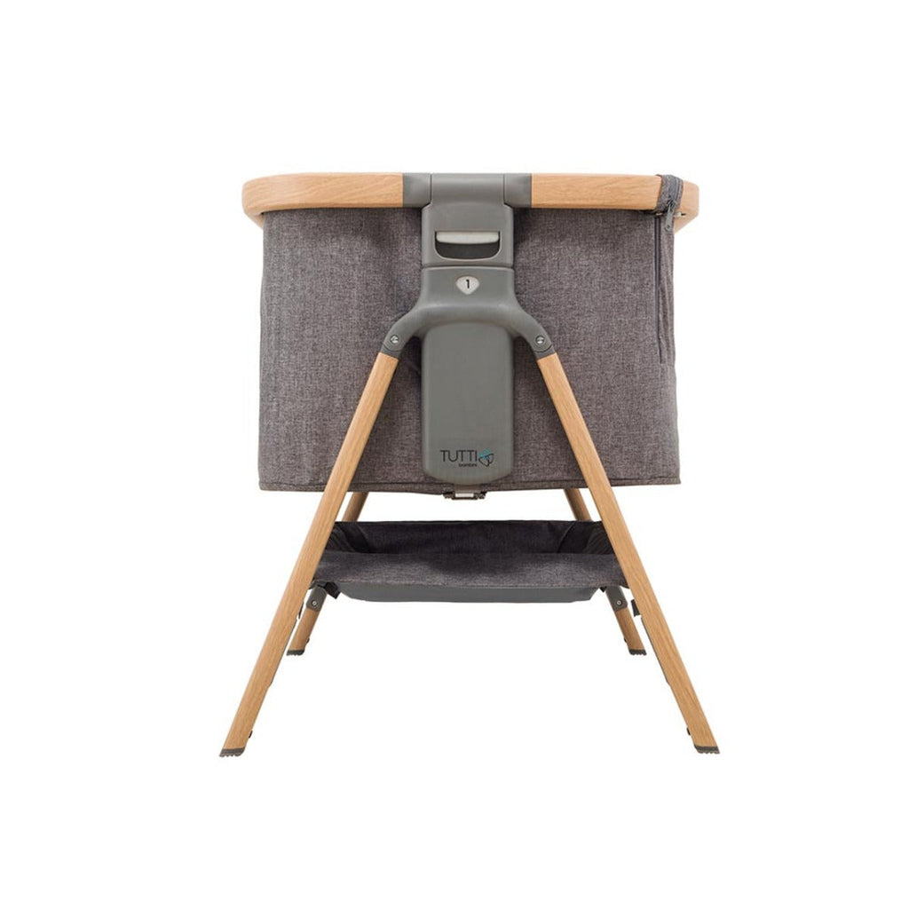 Tutti Bambini CoZee Bedside Crib - Oak and Charcoal 18