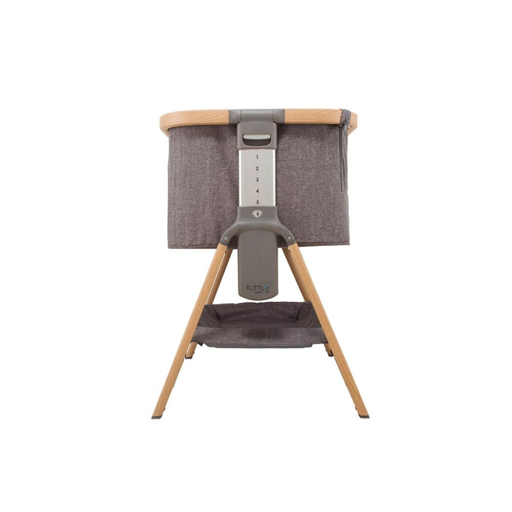 Tutti Bambini CoZee Bedside Crib - Oak and Charcoal 19