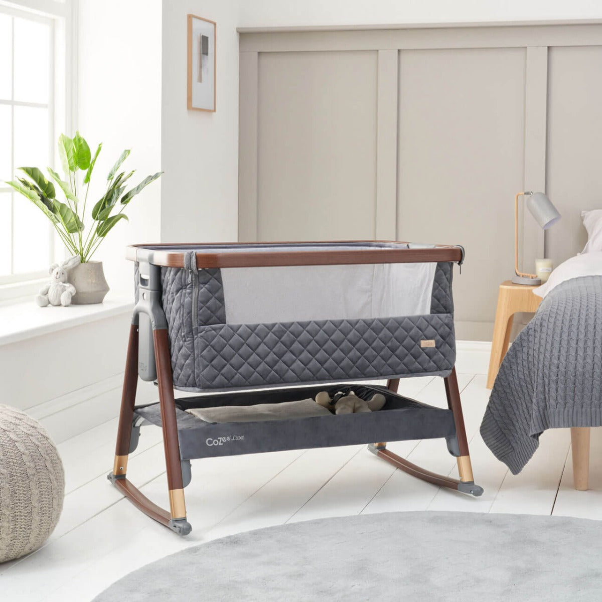 Tutti Bambini CoZee Luxe Rocking Bars - Walnut 4