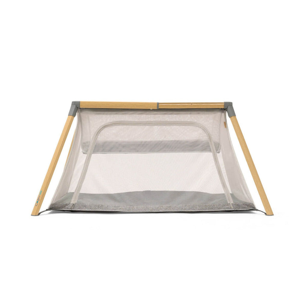 Tutti Bambini CoZee Go 3-in-1 Bassinet, Travel Cot & Playpen - Oak/Charcoal 2