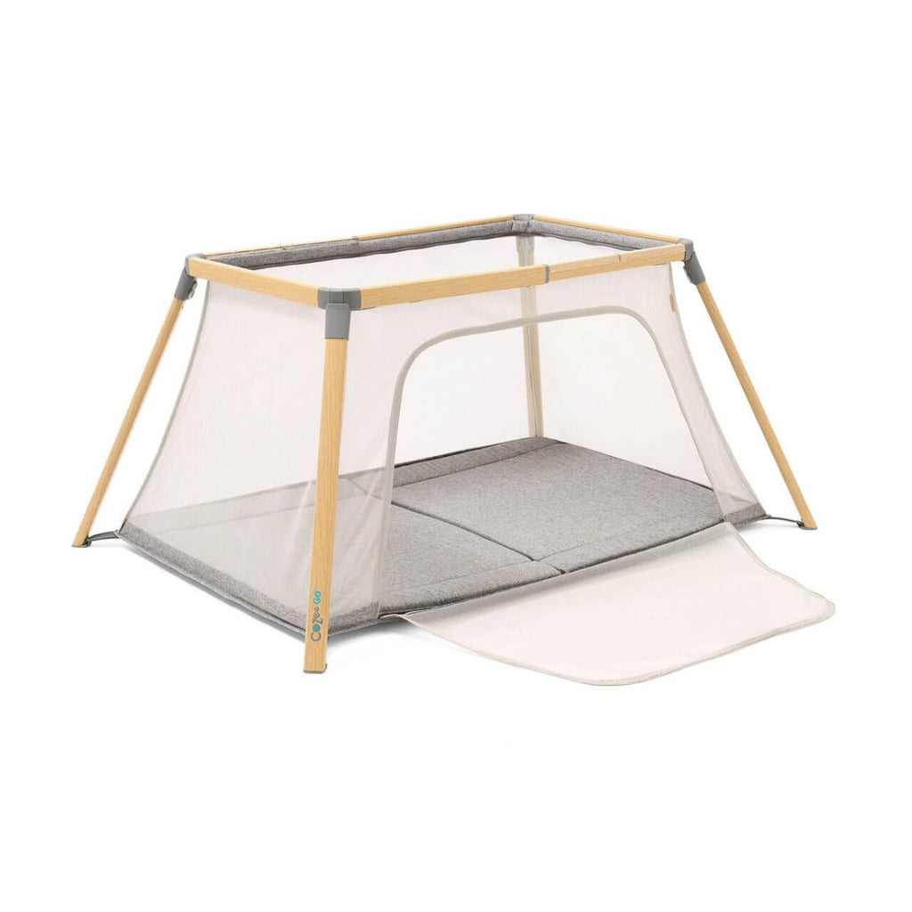 Tutti Bambini CoZee Go 3-in-1 Bassinet, Travel Cot & Playpen - Oak/Charcoal 20