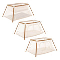 Tutti Bambini CoZee Go 3-in-1 Bassinet, Travel Cot & Playpen - Scandinavian Walnut/Ecru