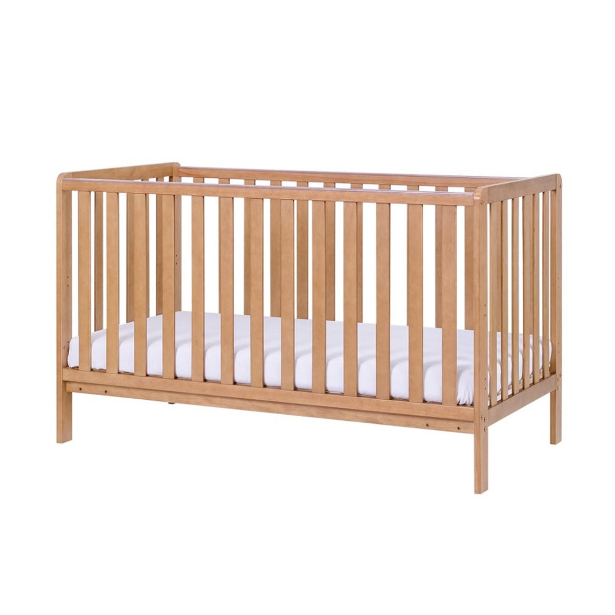 Tutti Bambini Malmo Cot Bed & Rio Furniture 2pc Set - Dove Grey/Oak 3