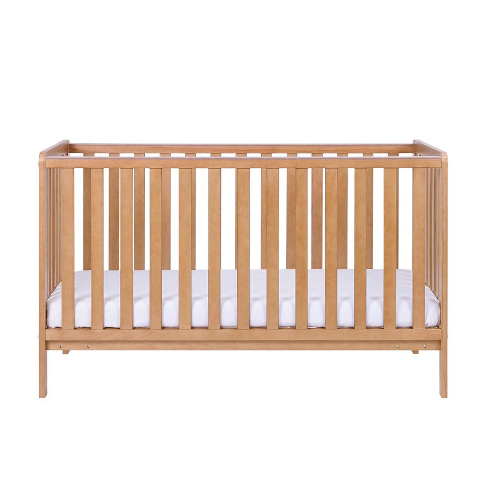 Tutti Bambini Malmo Cot Bed & Rio Furniture 2pc Set - Dove Grey/Oak 4