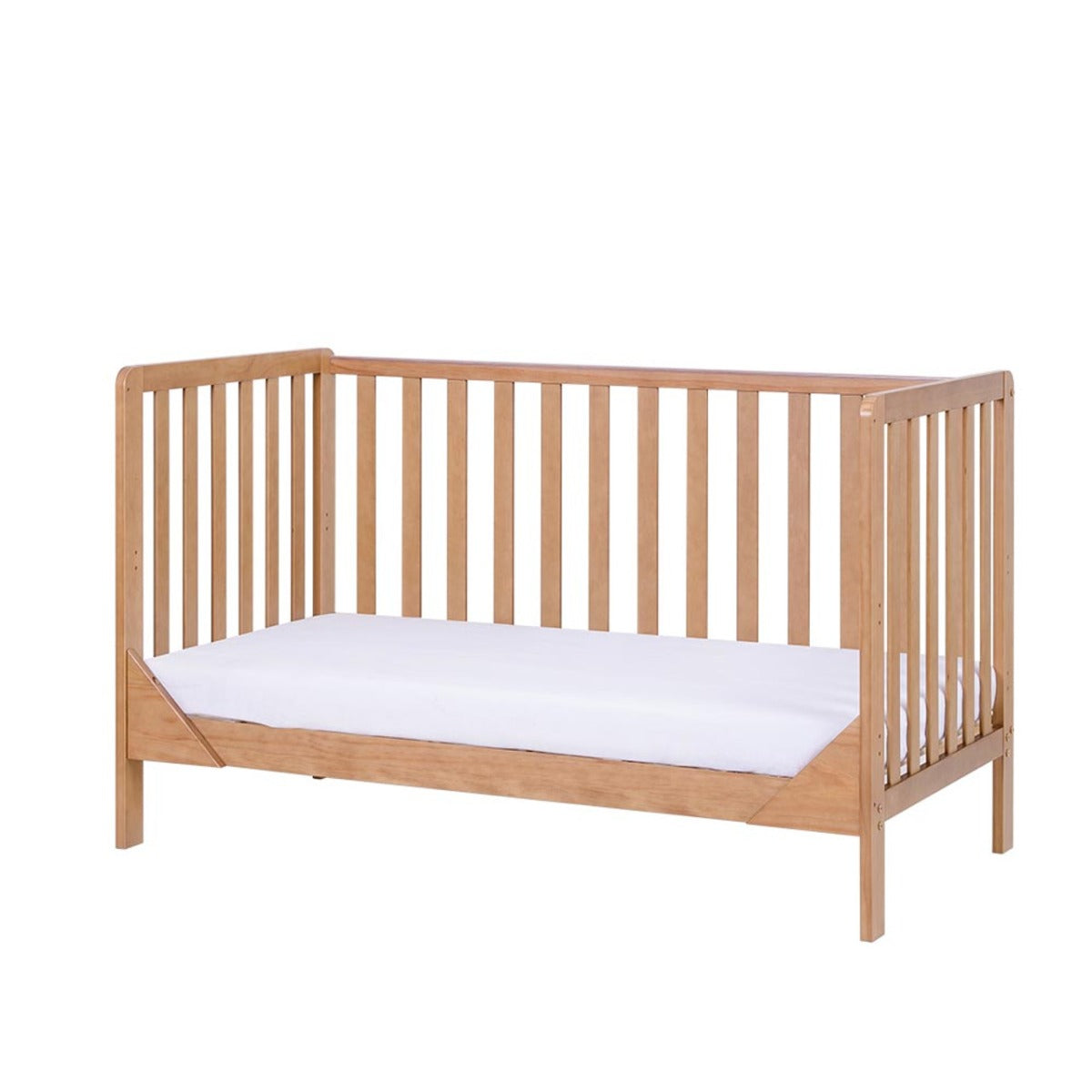 Tutti Bambini Malmo Cot Bed & Rio Furniture 3pc Set - Dove Grey/Oak 6