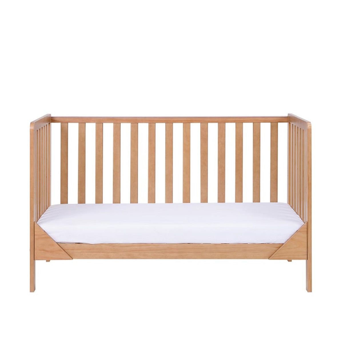 Tutti Bambini Malmo Cot Bed & Rio Furniture 3pc Set - Dove Grey/Oak 7