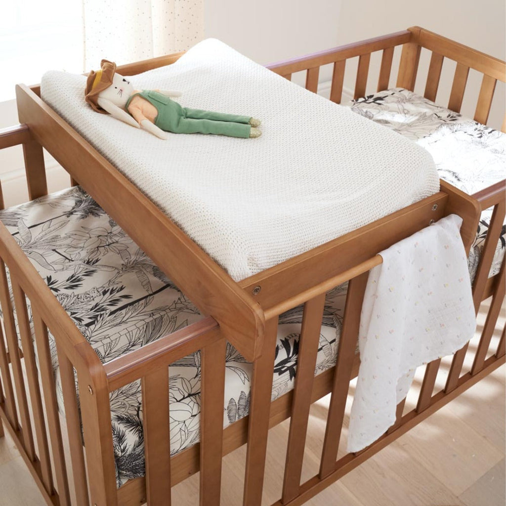 Tutti Bambini Malmo Cot Bed & Rio Furniture 2pc Set - Dove Grey/Oak 13