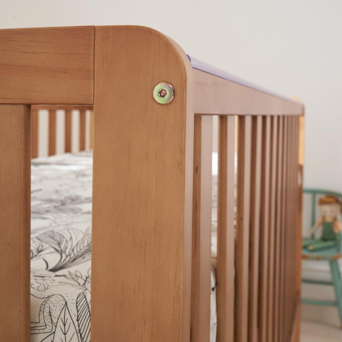 Tutti Bambini Malmo Cot Bed & Rio Furniture 3pc Set - Dove Grey/Oak 18