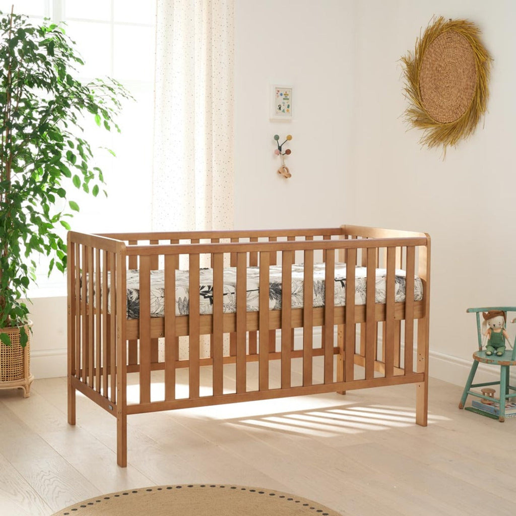Tutti Bambini Malmo Cot Bed & Rio Furniture 3pc Set - Dove Grey/Oak 23