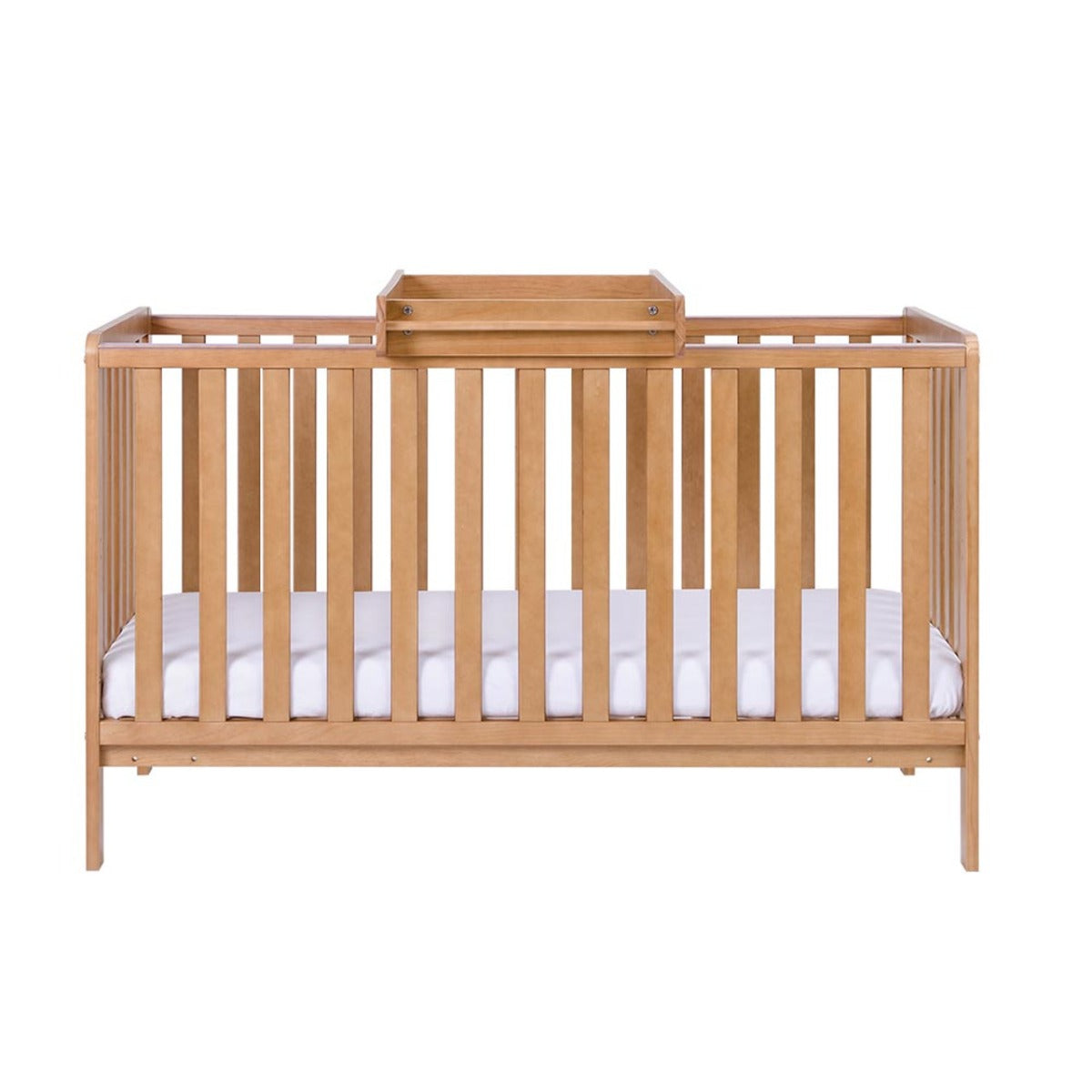 Tutti Bambini Malmo Cot Bed & Rio Furniture 2pc Set - Dove Grey/Oak 28
