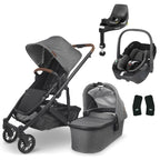 UPPAbaby CRUZ V2 Travel System with Maxi-Cosi Pebble 360 + Rotating IsoFix Base 5