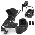 UPPAbaby CRUZ V2 Travel System with Maxi-Cosi Pebble 360 + Rotating IsoFix Base 1
