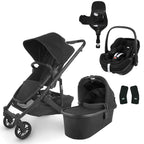 UPPAbaby CRUZ V2 Travel System with Maxi-Cosi Pebble 360 PRO + Rotating IsoFix Base 1