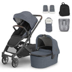 UPPAbaby Cruz V3 Pushchair, Carrycot & Accessory Bundle - Julian