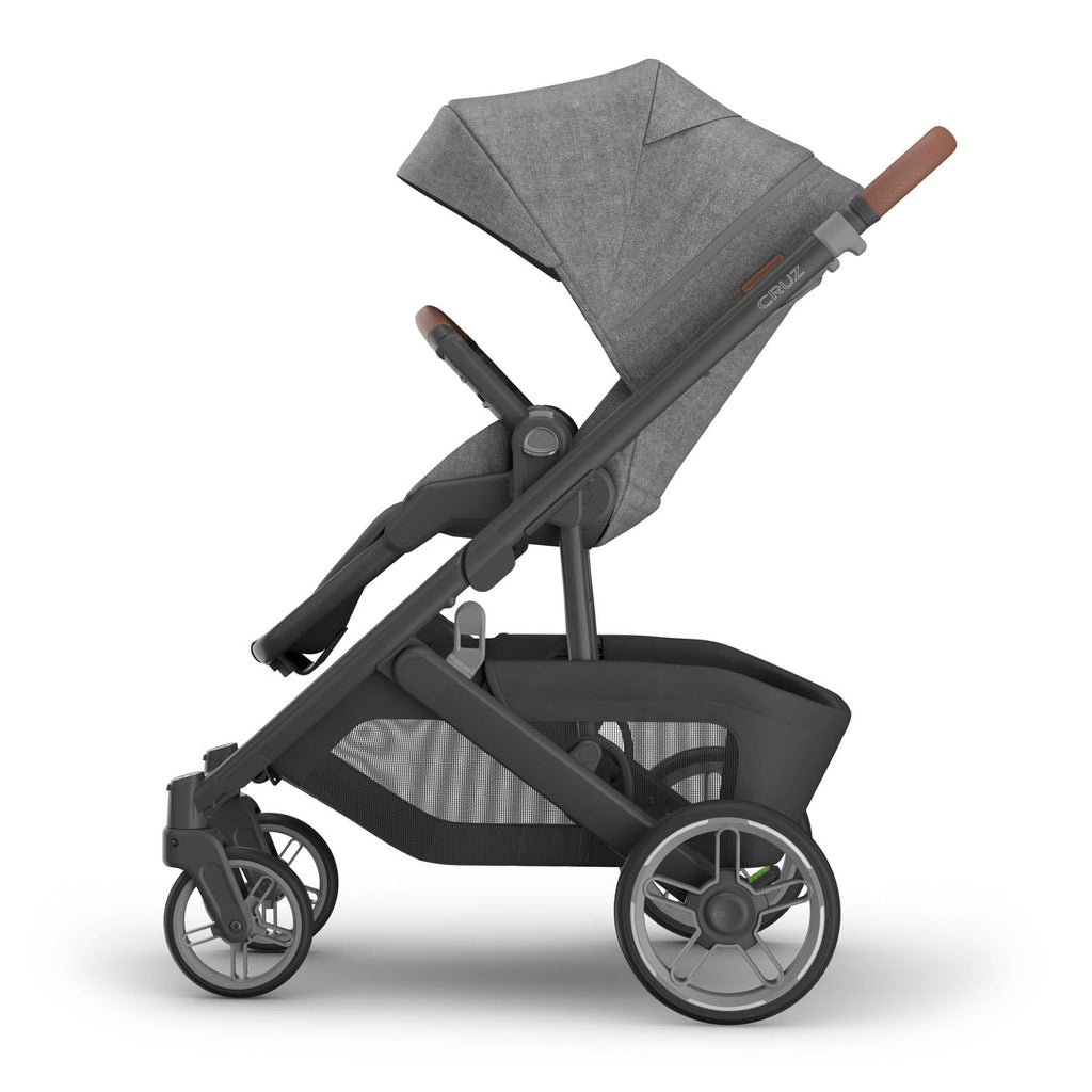 UPPAbaby Cruz V3 Pushchair, Carrycot & Accessory Bundle - Greyson