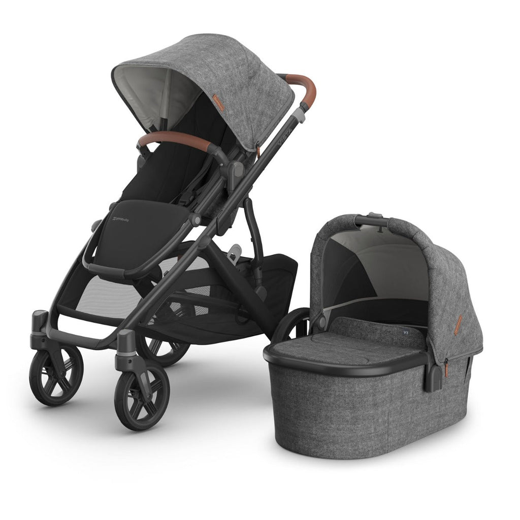 UPPAbaby VISTA V3 + Maxi-Cosi Cabriofix i-Size Travel System Bundle - Greyson 18