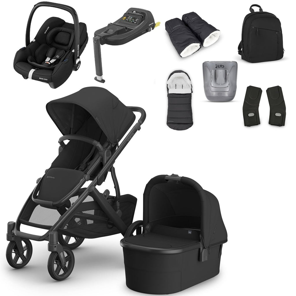 UPPAbaby VISTA V3 Luxury Maxi-Cosi Cabriofix i-Size Travel System Bundle - Jake