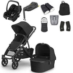 UPPAbaby VISTA V3 Luxury Maxi-Cosi Cabriofix i-Size Travel System Bundle - Jake