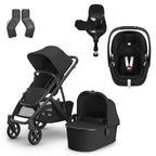 UPPAbaby VISTA V3 Luxury Maxi-Cosi Pebble 360 Pro2 i-Size Travel System Bundle - Jake