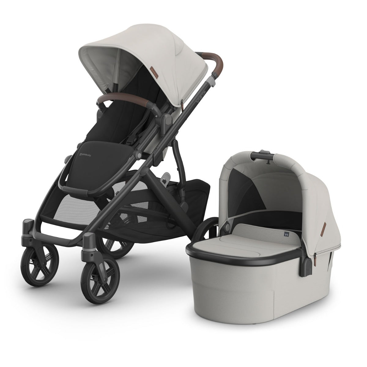 UPPAbaby VISTA V3 + Cybex Cloud T i-Size Travel System Bundle - Savannah 30