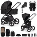 Venicci Upline 3 Luxury 4in1 Cybex Cloud T Car Seat & 360 Base Bundle - Onyx