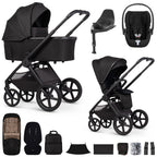 Venicci Upline 3 Luxury 4in1 Cybex Cloud T Car Seat & 360 Base Bundle - Onyx