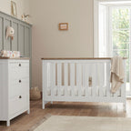 Tutti Bambini Verona 2 Piece Room Set - White & Oak