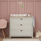 Tutti Bambini Verona Chest Changer - Oak & Dove Grey