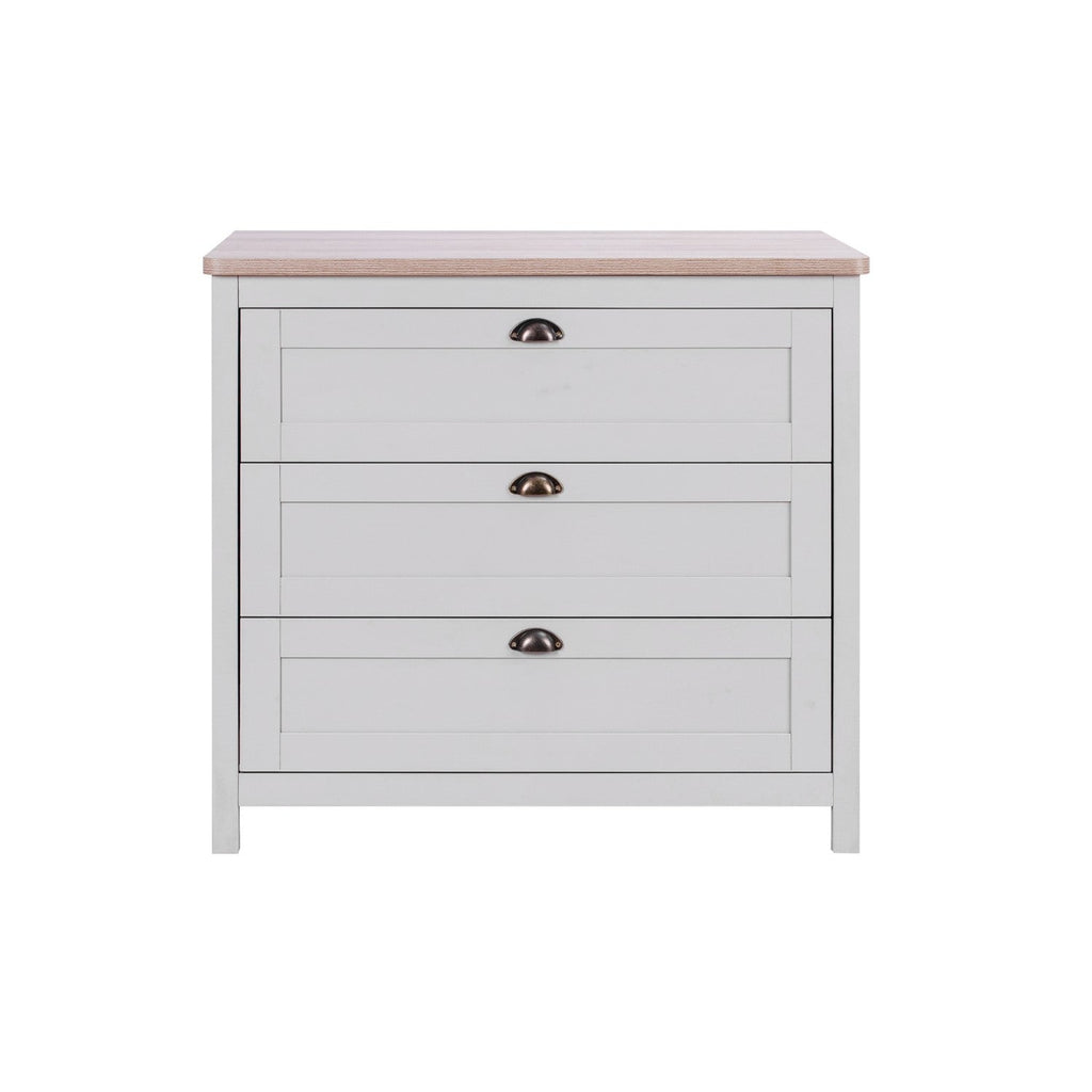 Tutti Bambini Verona Chest Changer - Oak & Dove Grey
