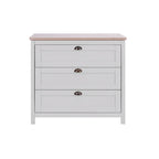 Tutti Bambini Verona Chest Changer - Oak & Dove Grey