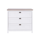 Tutti Bambini Verona Chest Changer - White & Oak