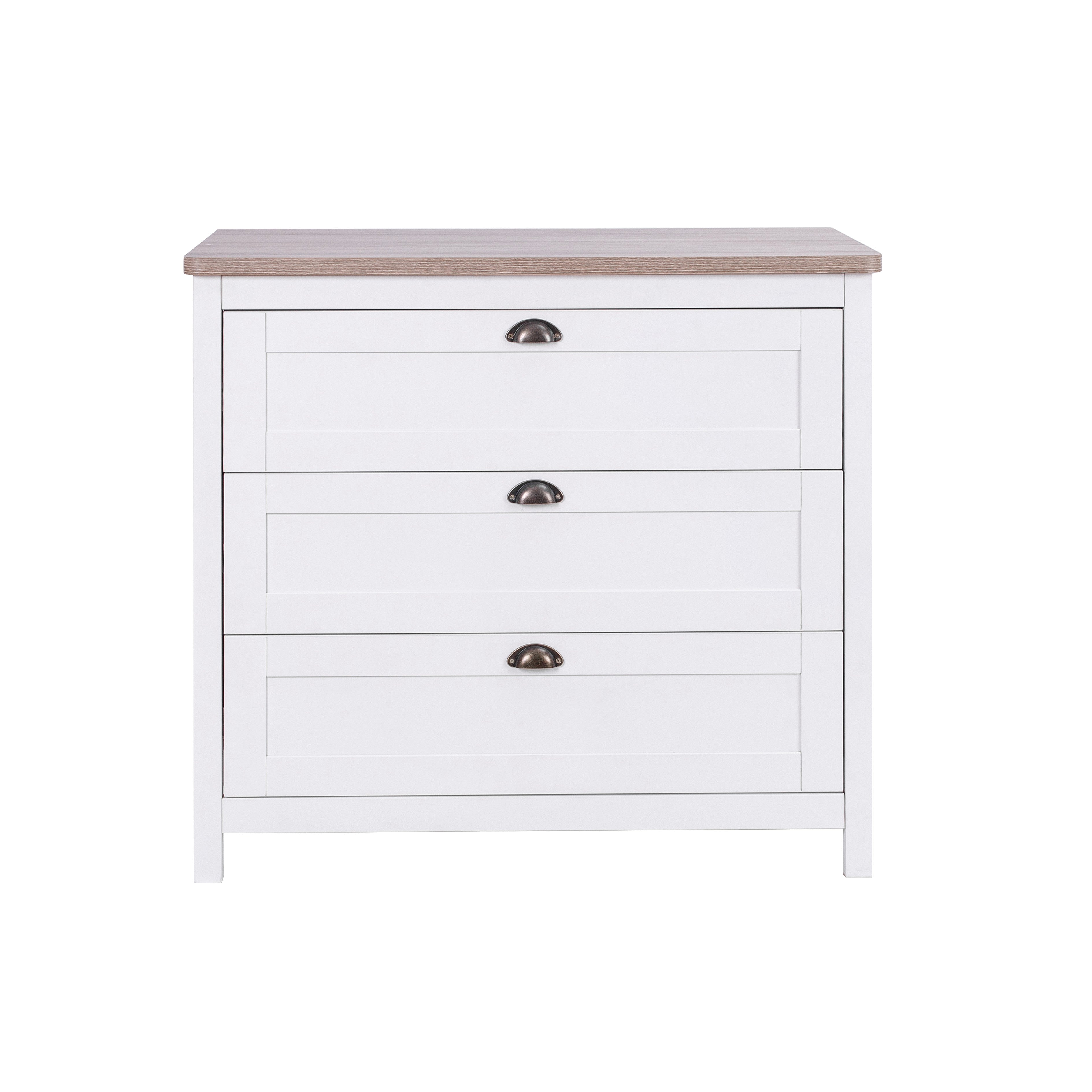 Tutti Bambini Verona Chest Changer - White & Oak