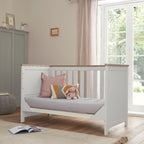 Tutti Bambini Verona Cot Bed - White & Oak