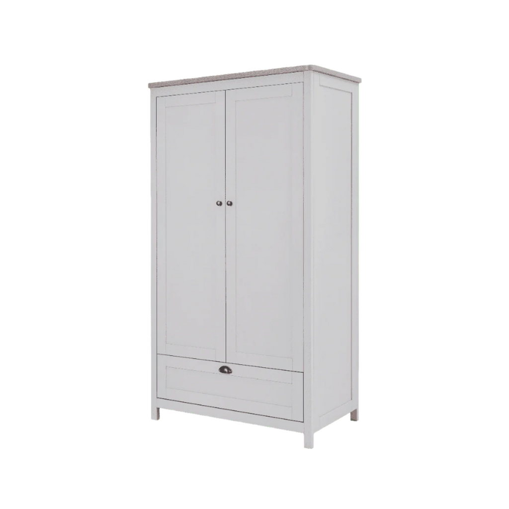Tutti Bambini Verona Wardrobe - Oak & Dove Grey