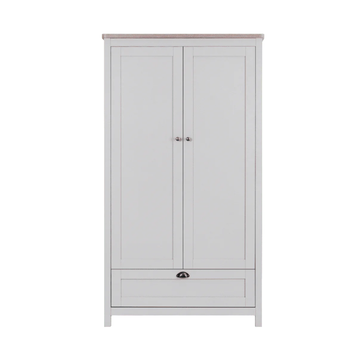 Tutti Bambini Verona Wardrobe - Oak & Dove Grey