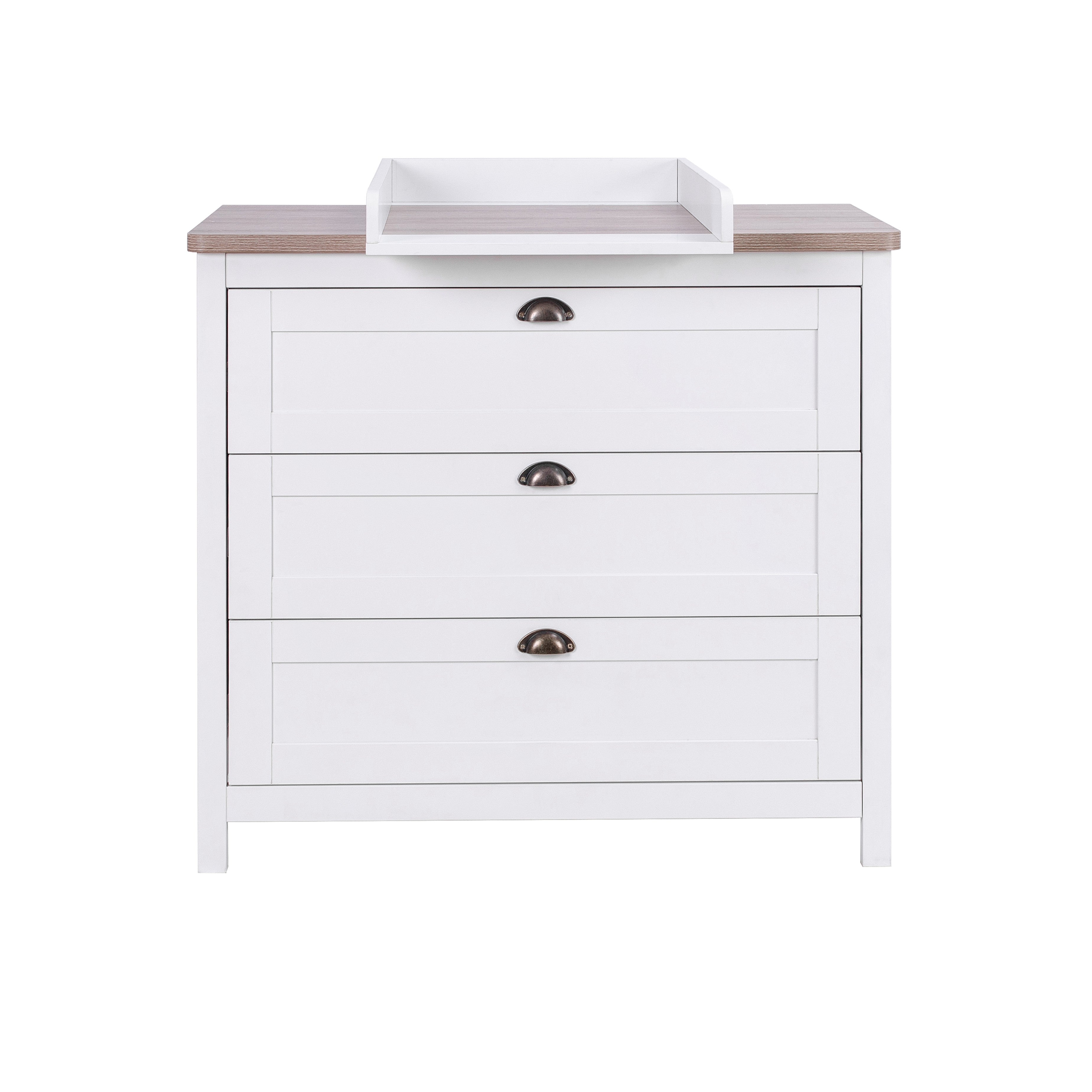 Tutti Bambini Verona Chest Changer - White & Oak