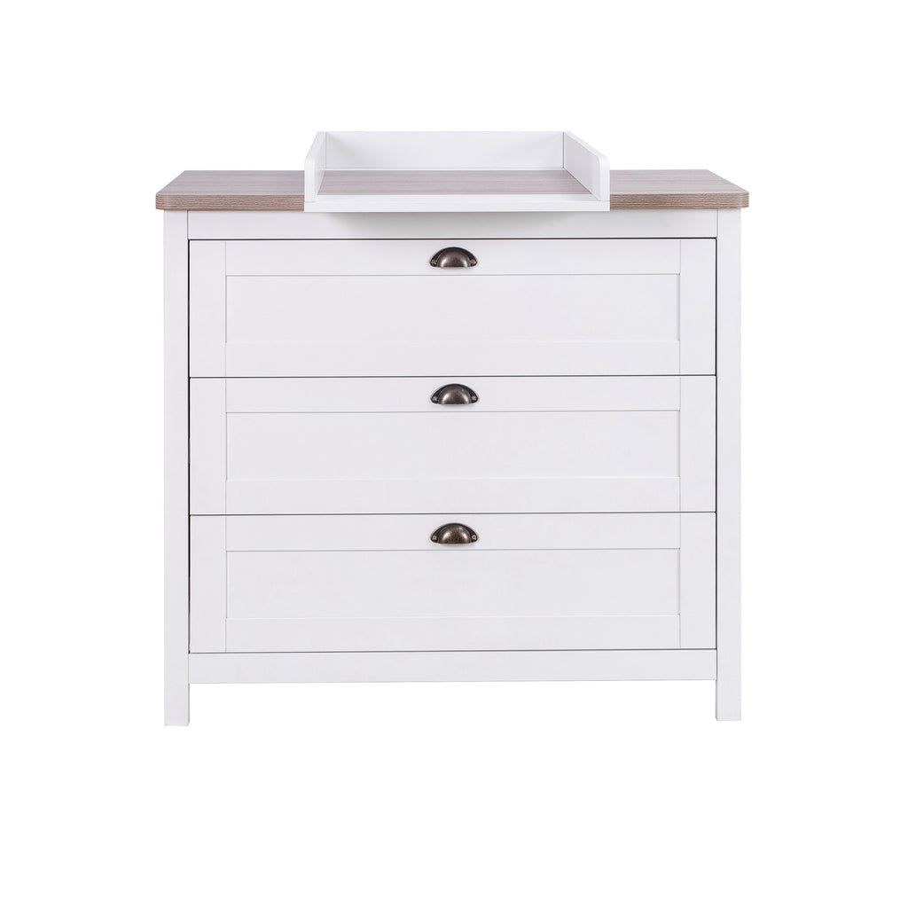 Tutti Bambini Verona 2 Piece Room Set - White & Oak