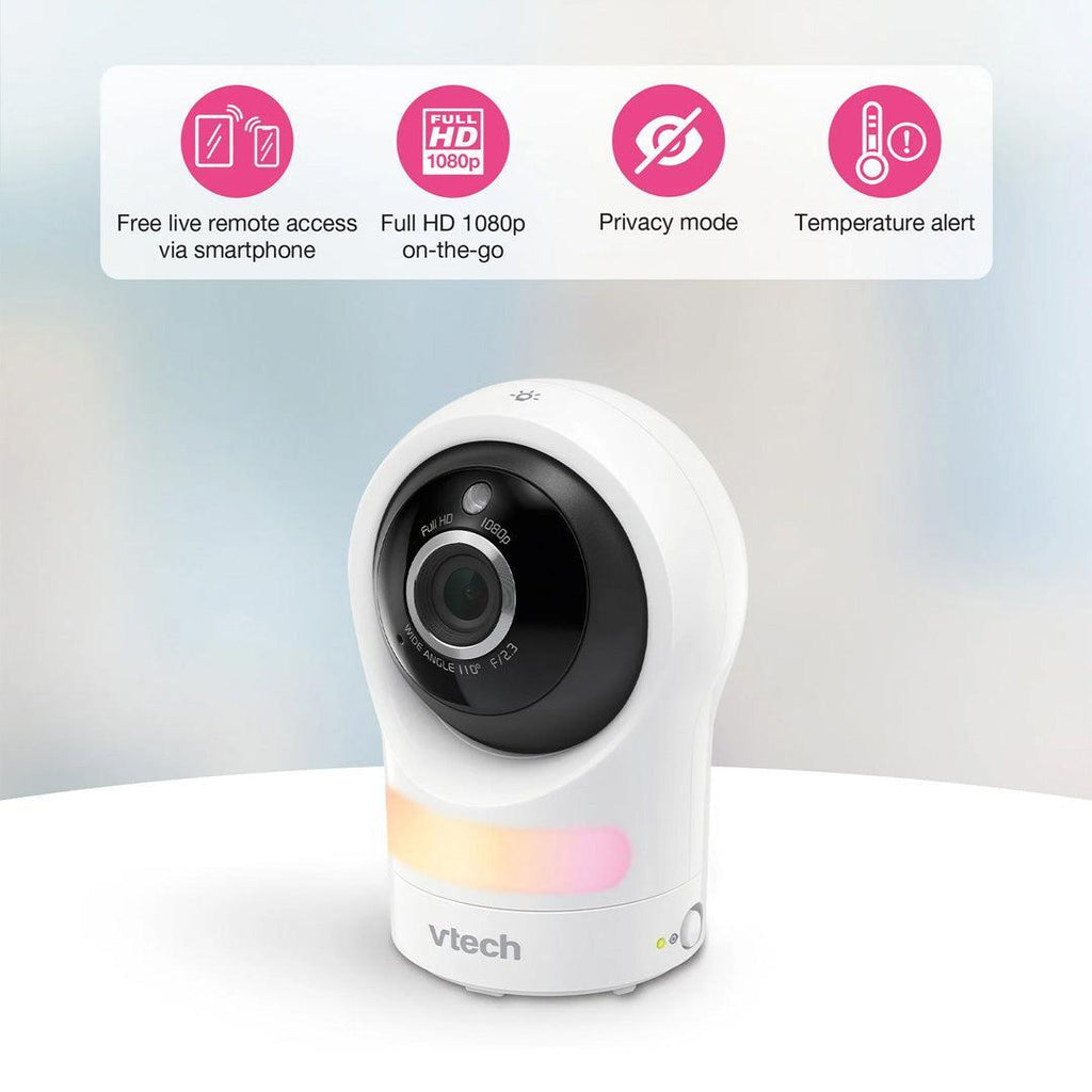 VTech RM9761 Wi-Fi 1080p Smart Baby Cam - White