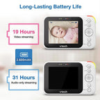 VTech VM4252 3.5 Inch Video Baby Monitor - White
