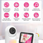 VTech VM4263 3.5" Pan & Tilt Video Monitor - White