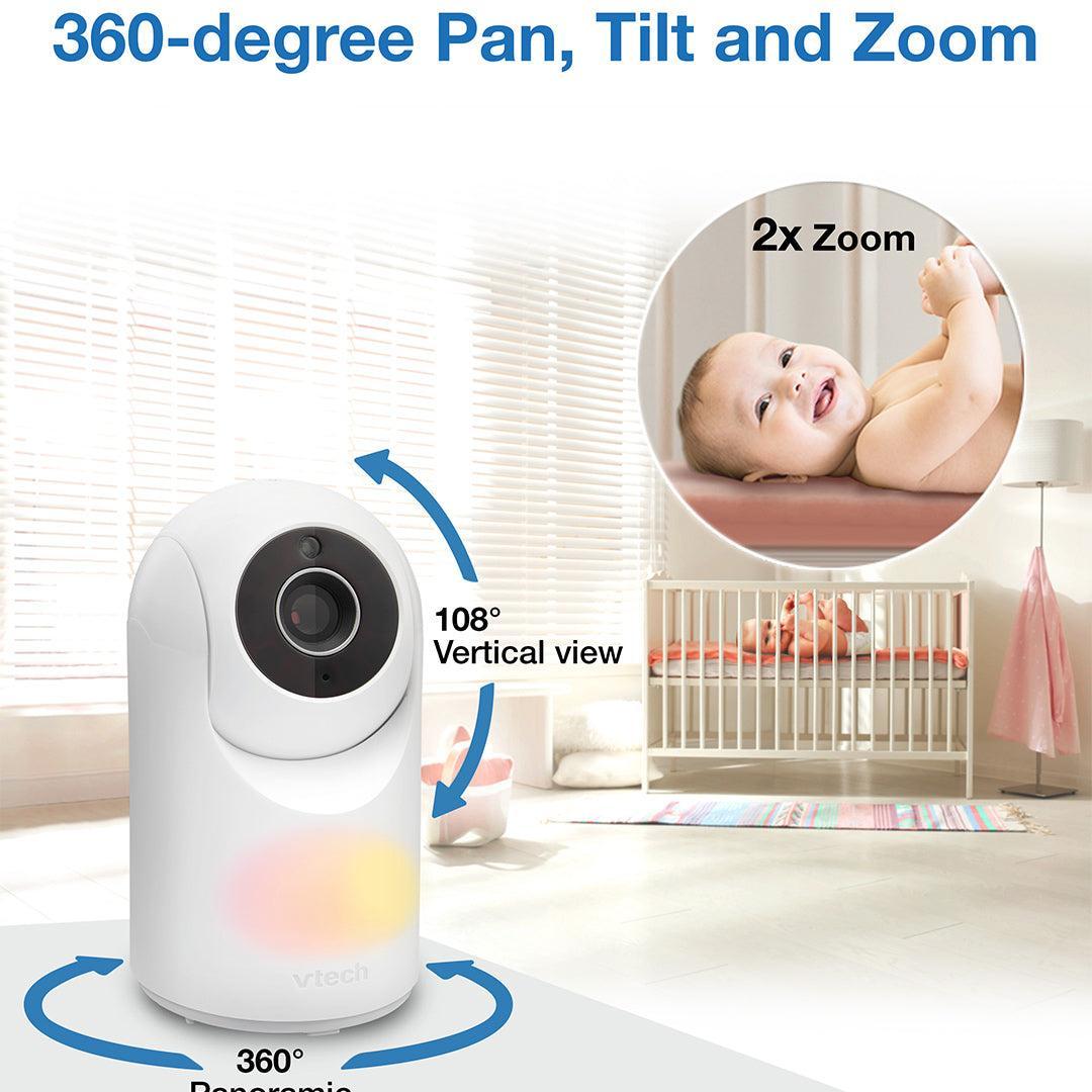 VTech VM4263 3.5" Pan & Tilt Video Monitor - White
